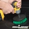 Drill Brush Power Scrubber By Useful Products 5 in W 5 in L Brush, Green 5in-Lim-Green-Short-QC - alternate 4